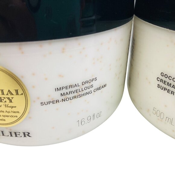 Perlier Imperial Honey Super-Nourishing Cream 16.9 Fl Oz Jar Set Of 2 - Picture 2 of 3